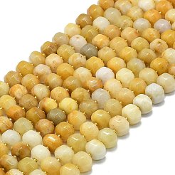 Natural Topaz Jade Beads Strands&nbsp;G-P573-B15-01