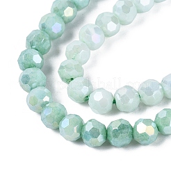 Anti-Tarnish Electroplate Glass Beads Strands&nbsp;EGLA-ZX010-6mm-11