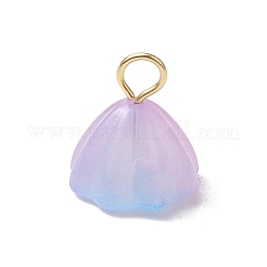 Acrylic Lotus Pendants&nbsp;PALLOY-JF02712-07