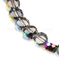 Electroplated Transparent Glass Beads Strands&nbsp;GL-CBA98F0-06B-03