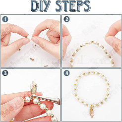 700Pcs Rack Plating Brass Beads&nbsp;KK-BBC0011-15A