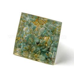 Orgonite Pyramid Resin Display Decorations&nbsp;G-PW0005-05M