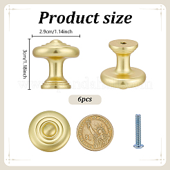Flat Round Zinc Alloy Drawer Cabinet Door Handles&nbsp;AJEW-WH0696-884B