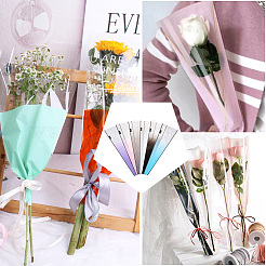 120Pcs 6 Colors Oriented Polypropylene(OPP) Plastic Gift Bags&nbsp;ABAG-MB0001-03