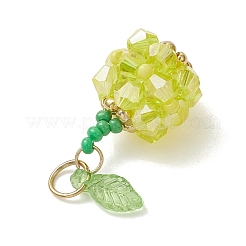 Glass Pendants&nbsp;PALLOY-MZ01248-03