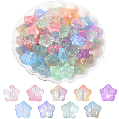 80Pcs Transparent Glass Beads&nbsp;GLAA-PA0001-78