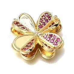 Brass Micro Pave Cubic Zirconia Pendants&nbsp;KK-K427-19G