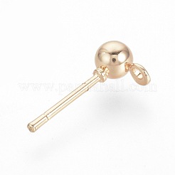 Iron Ball Stud Earring Findings&nbsp;X-KK-R071-09RG