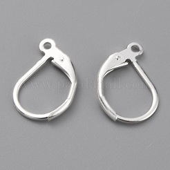 Brass Leverback Earring Findings&nbsp;KK-O131-09S