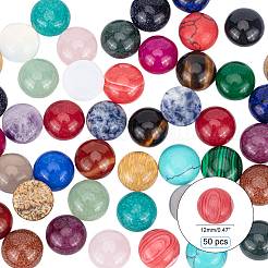 Natural & Synthetic Gemstone Cabochons&nbsp;G-PH0034-39-WH