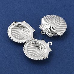Rack Plating Brass Locket Pendants&nbsp;KK-K277-07S