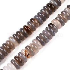 Natural Grey Agate Beads Strands&nbsp;G-T138-71