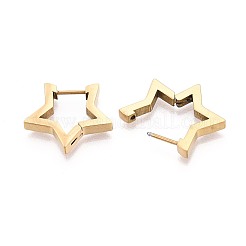 304 Stainless Steel Hoop Earrings&nbsp;STAS-T074-33G