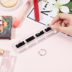 4-Slot Acrylic Finger Ring Display Rack&nbsp;RDIS-WH0002-11