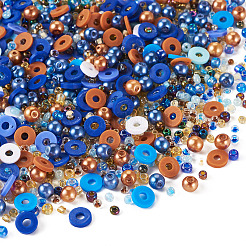 DIYビーズジュエリー作りの検索キット  サドルブラウン  2~6mm  約25~33 G /袋&nbsp;DIY-TAC0009-10G
