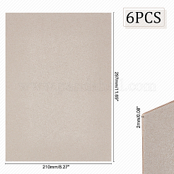 長方形クラフト紙6枚  DIYクラフト紙  オリーブ  297x210x2mm&nbsp;DIY-PH0008-35