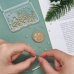 100Pcs Brass Beads&nbsp;KK-FI0001-03B
