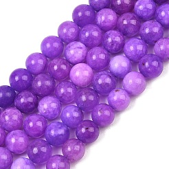 Natural Dyed White Jade Beads Strands&nbsp;GG-CBAEB22-B01-8mm-11
