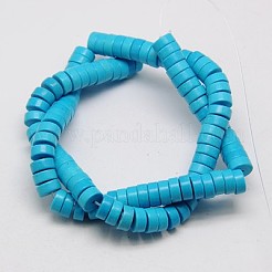 Synthetic Turquoise Beads Strands&nbsp;X-TURQ-G110-8x4mm-06