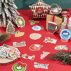 2 Sets 2 Styles Christmas Themes PVC Self-Adhesive Stickers&nbsp;DIY-SC0032-86