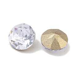 ガラスラインストーンカボション  フラットバック＆バックメッキ  多面カット  ダイヤモンド  アレキサンドライト  6x3mm&nbsp;RGLA-L029-13B-283