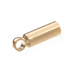 Brass Cord Ends&nbsp;KK-H759-40A-G