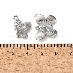 10Pcs 304 Stainless Steel Pendants&nbsp;STAS-P426-02P