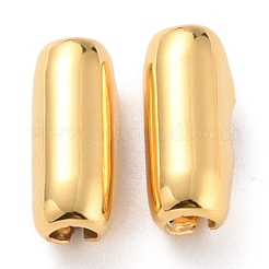 304ステンレススチールボールチェーンコネクター  24KGP本金メッキ  18.5x7.5mm  穴：4mm  6.5mmボールチェーンに適合&nbsp;STAS-K121-01G-B