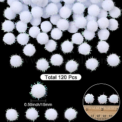 120Pcs Sequin Polypropylene Fiber Silk Pompom Ball&nbsp;FIND-SC0019-70B