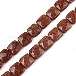 Synthetic Goldstone Beads Strands&nbsp;G-T138-167