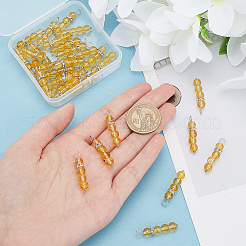 40Pcs Natural Citrine Pendants&nbsp;G-FG0001-09