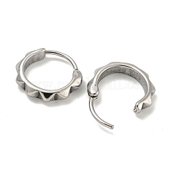 316 Surgical Stainless Steel Hoop Earrings&nbsp;EJEW-D096-17B-AS