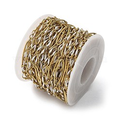 304 Stainless Steel Enamel Link Chains&nbsp;CHS-U003-01G-02