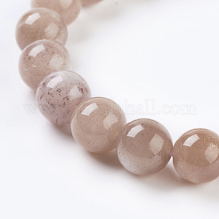 Natural Sunstone Beads Strands&nbsp;G-G099-6mm-14