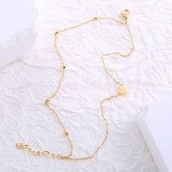Beach Heart Shape Beaded Double Layer Bracelet and Anklet for Women&nbsp;PS4517
