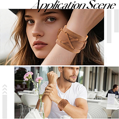 3Pcs 3 Styles Imitation Leather Cord Bracelets for Men&nbsp;BJEW-CL0001-54B