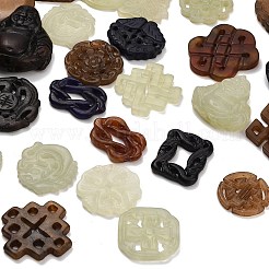 Natural Xiuyan Jade Findings Kits&nbsp;GG-CBA04B0-01
