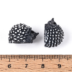 合成樹脂製ハリネズミミニチュア装飾品  マイクロランドスケープホームドールハウスアクセサリー  小道具の装飾のふりをする  グレー  18x13x12mm&nbsp;AJEW-WH0606-67A