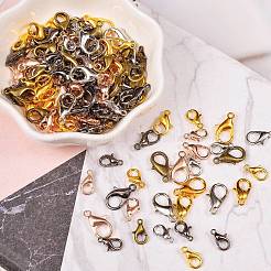 亜鉛合金カニカン  ジュエリー作りパーツ  ミックスカラー  10~14x6~8mm  穴：1~1.8mm  150個/箱&nbsp;PALLOY-SZ0001-16