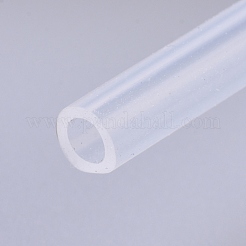 中空透明合成ゴムコード  透明  6mm  穴：4.5mm&nbsp;RCOR-WH0001-02B