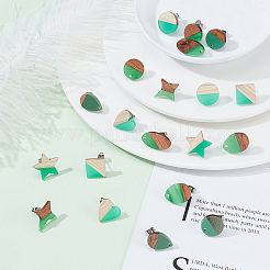 DIY Two Tone Stud Earring Making Finding Kits&nbsp;DIY-PH0006-52