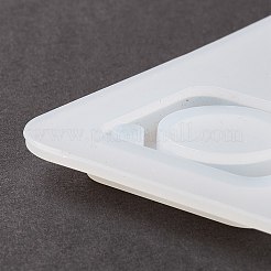 キーシェイプDIYペンダントシリコンモールド  ドゥークフックレジンキャストモールド  タッチドアオープナーを作らないため  ホワイト  95x87x7mm  穴：3.5~5mm  内径：64~75x30~31mm&nbsp;DIY-F114-10