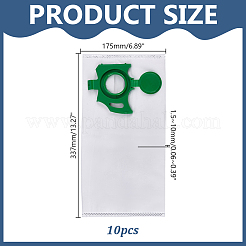 Non-woven Fabrics Vacuum Cleaner Bags Replacement with Plastic Findings&nbsp;AJEW-WH0077-244
