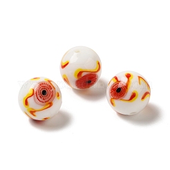Handmade Lampwork Beads Strands&nbsp;LAMP-G162-08B-04