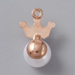 Resin Imitation Pearl Pendants&nbsp;FIND-TAC0002-041E