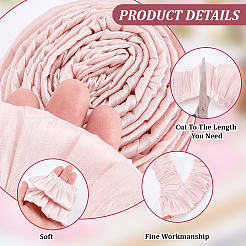 5M Double Layer Polyester Pleated Lace Ribbon&nbsp;OCOR-CY0003-97B