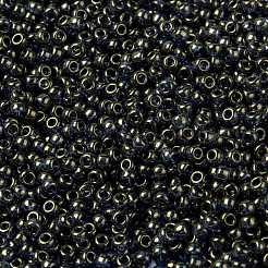 MIYUKIラウンドロカイユビーズ  日本製シードビーズ  8/0  （rr2447)不透明な濃いオリーブの光沢  3mm  穴：1mm  約19000~20500個/ポンド&nbsp;SEED-G008-RR2447