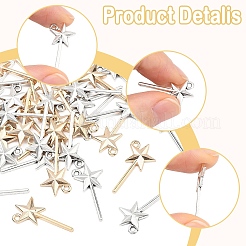 100Pcs 2 Colors Tibetan Style Alloy Pendants&nbsp;FIND-YW0012-25
