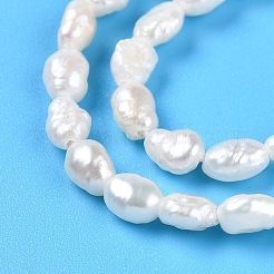 Natural Cultured Freshwater Pearl Beads Strands&nbsp;PEAR-N014-03H