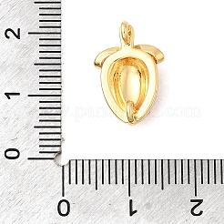 真鍮製エナメルペンダント  ストロベリーチャーム  長持ちメッキ  カドミウムフリー＆鉛フリー  18KGP本金メッキ  ミックスカラー  16x11x7mm  穴：1.2mm&nbsp;KK-A266-43G